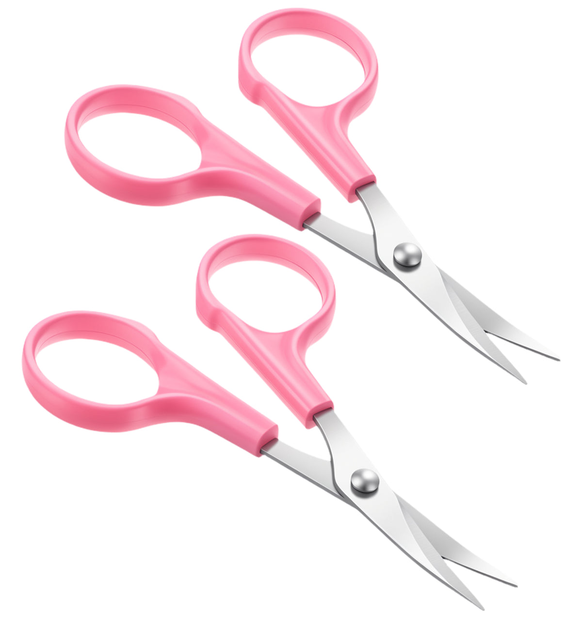 2 Pcs Small Embroidery Curved Scissors, 4.7 Inch Curved Scissors Sharp Tip