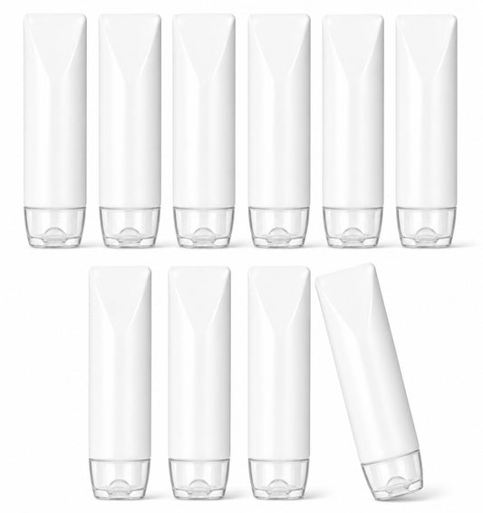 10 Pcs Refillable Toothpaste Tube, Travel Toothpaste Refill Tube, 1 oz