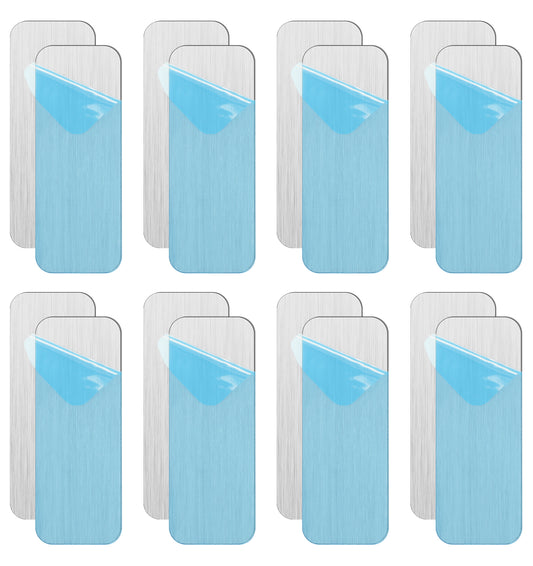 16 Pcs Adhesive Metal Plate for Magnets, Adhesive Metal Plate