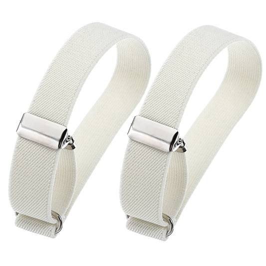 guduling 2 Pcs Sleeve Garters,Elastic Adjustable Armbands Arm Shirt Sleeve Holders,Arm Elastic Band for Sleeves,Arms Bands,Anti-Slip Shirts Sleeves Garters for Men,Expandable Shirt Armbands for Men