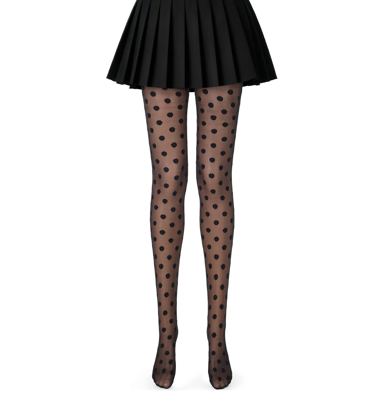 Thrymme Women's Pattern Mesh Fishnet Tights (Black)