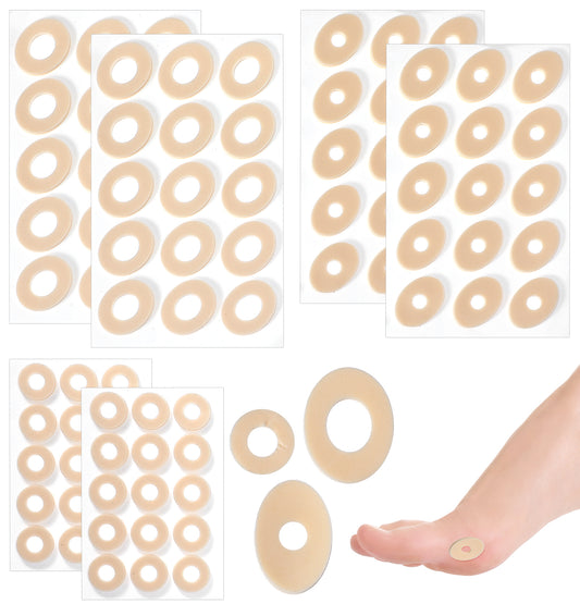 90 Count Corn Plasters for Toes, Self-Adhesive Corn Pads for Toe with Foam Padding to Protect & Relieve Pressure