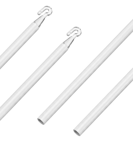 2 Set 24" Blind Wand Replacement, Replacement Rods for Horizontal Blinds