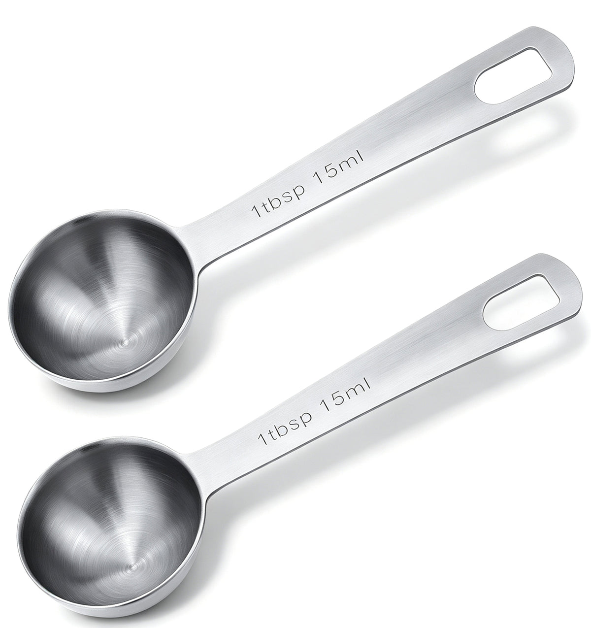 2 Pcs Teaspoon Measuring Spoons, Measuring Spoon Stainless Steel