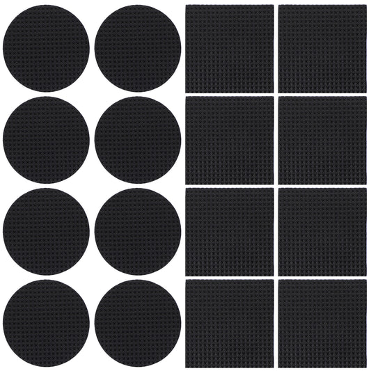 Elegaperma 72Pcs Non Slip Furniture Pads, Non Slip Pads, Rubber Feet for Furniture EVA Foam Floor Protectors with Self Adhesive for Table Chair Leg Scratch Prevention and Noise Reduction
