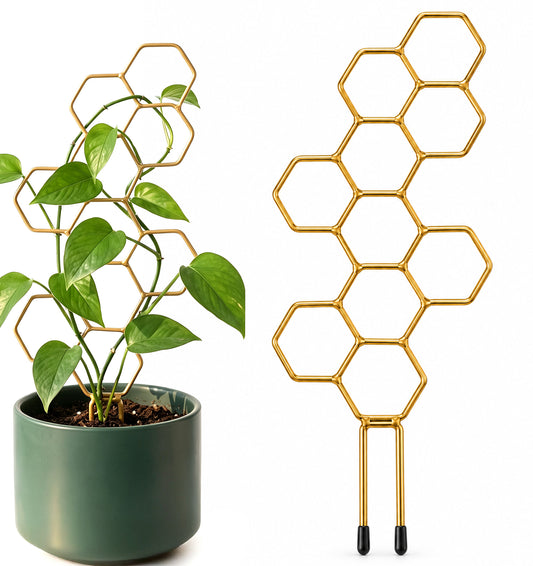 1 Pcs Plant Support Indoor, Indoor Plant Support, Honeycomb Trellis