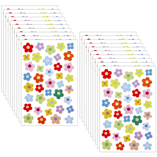 Guduling 780 Pcs Flower Stickers,Daisy Flower Sticker,Flowers Stickers for Crafts,for Scrapbooking, Water Bottle, Laptop, Car, Cellphone Case, Arts Craft,Envelopes