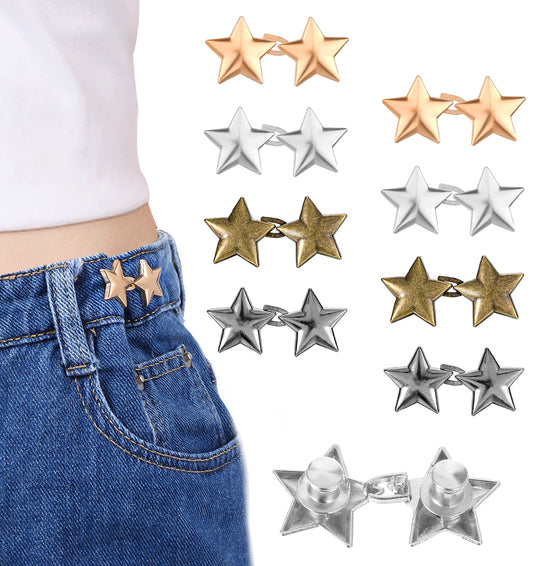 Waistband Tightener, 8PCS Waist Tightener, No‑sew Removable
