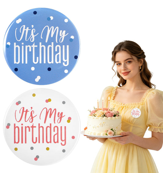 1 Pcs Birthday Boy Badge, Birthday Badge Boy with Pin Back