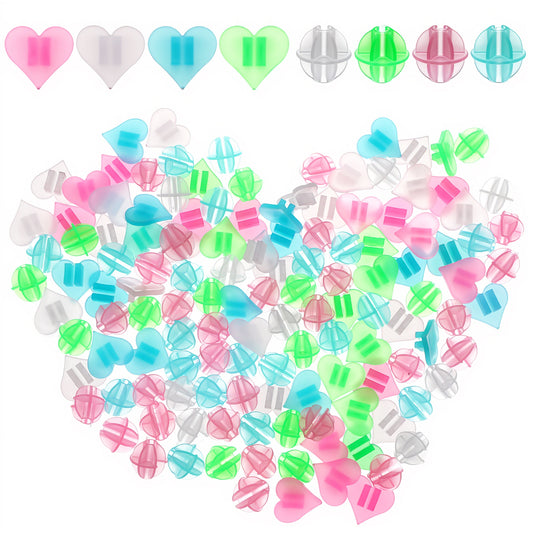 144 Pcs Bike Spoke Beads, Spoke Stars Bike Wheel Spokes Decorations for Kid