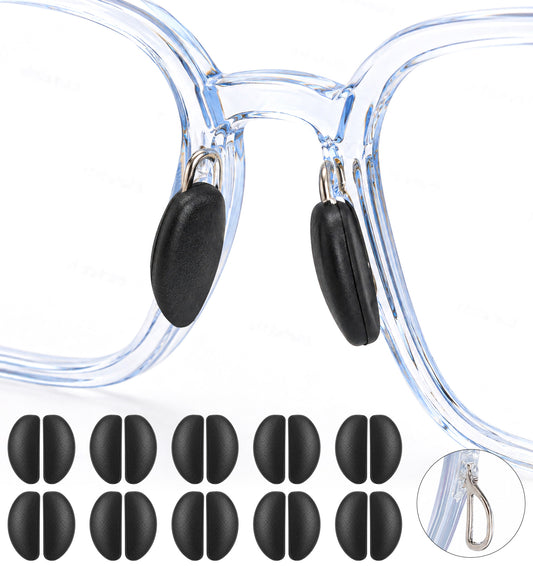 10 Pairs Nose Pads for Glasses, Adhesive Stop Glasses Slipping Down Nose