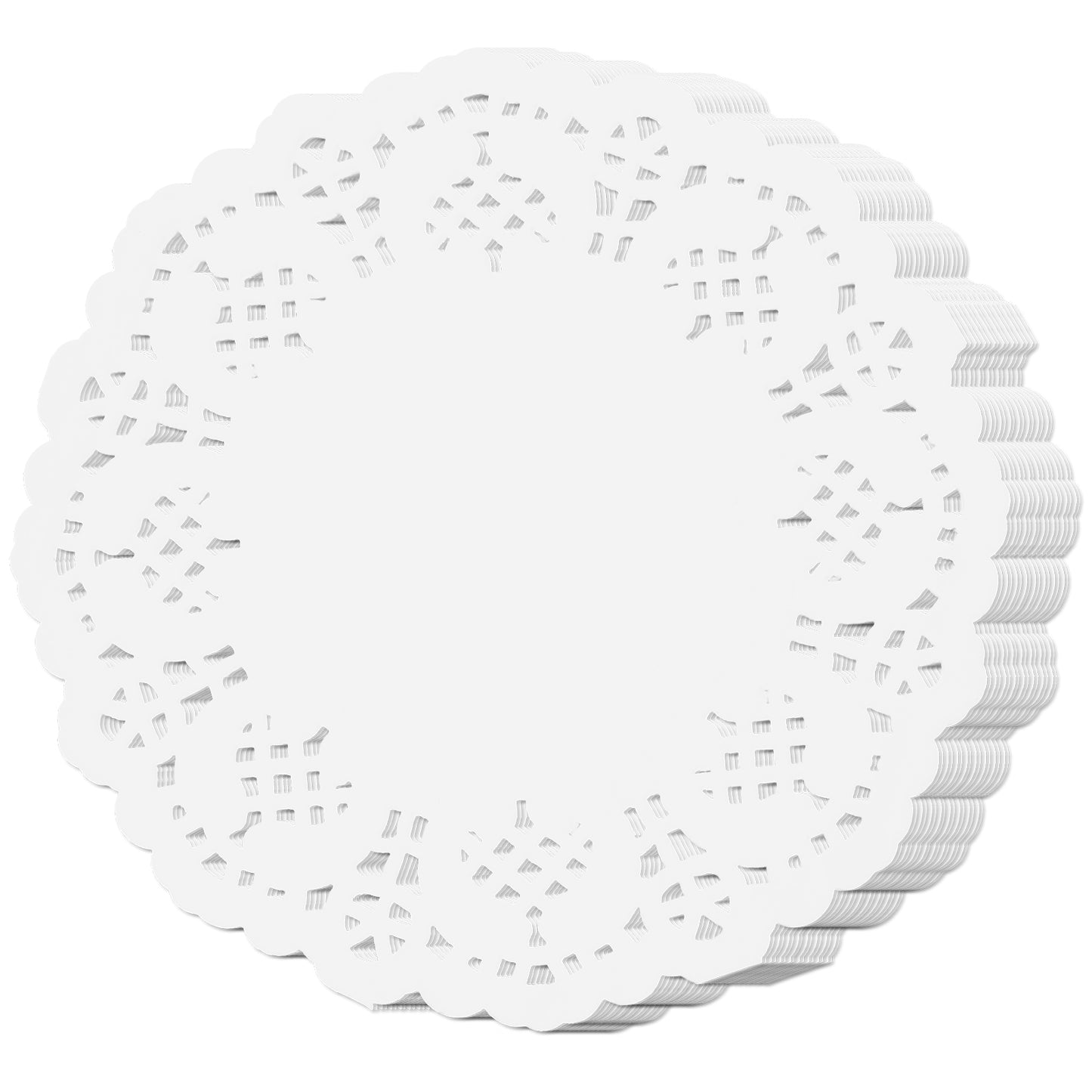 Thrymme 200PCS Doilies Lace Paper, 3.5 Inch Round Paper Doilies, Coasters for Drinks for Dessert Trays, Cakes Parties Wedding Crafts Tableware
