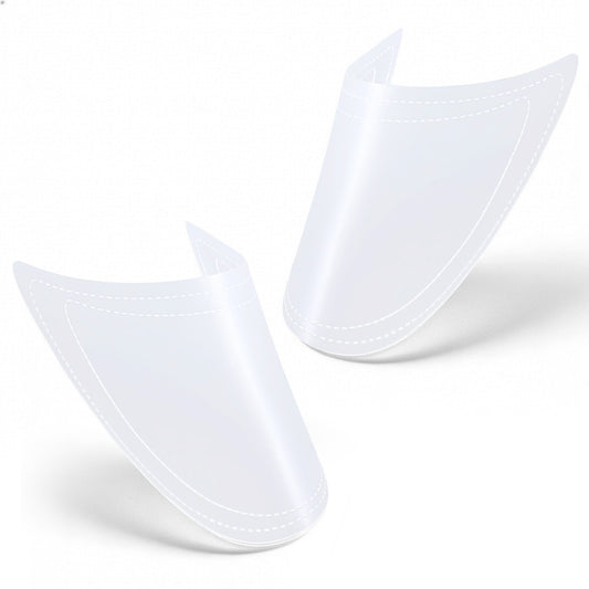 Classicseali 20PCS Shoe Shape Holder, Plastic Shoe Trees, Clear Shoes Form Holder, for Unisex, Crease Protector, Flexible Shoetree Shapers Stretcher, Adjustable Boot Shapers Holder
