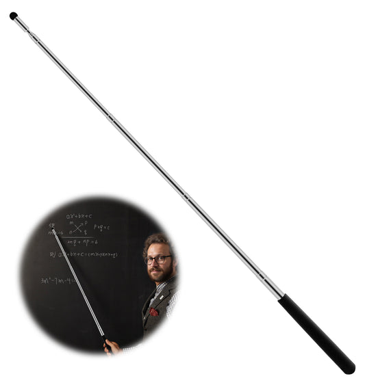 Thrymme Teacher Pointer, Retractable Anti-Slip Grip