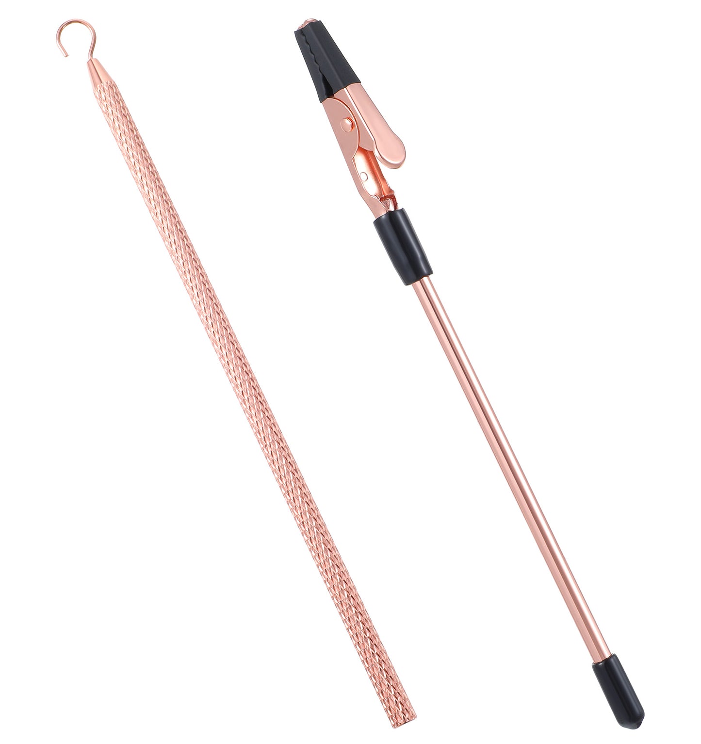2 Pcs Bracelet Helper Tool, Portable Bracelet Assistance to Put on Yourself, Quick Release Fastening Jewellery Clasp Helpers with Hook for Helper Tool, Jewellery, Zips, Button, Rose Gold Metal